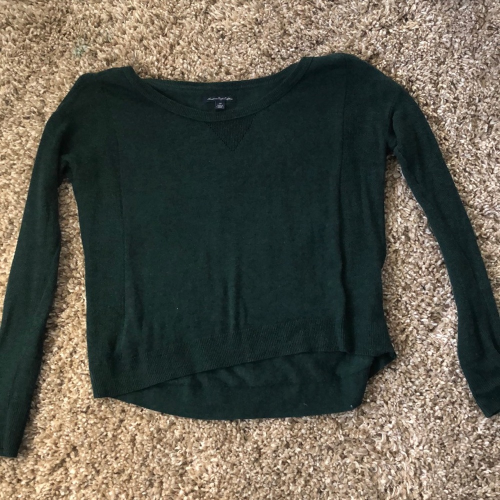 Dark Green American Eagle Sweater